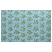 Tissu Aquarelle Turtle Dessin bleu (Yard)