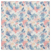 Tissu Aquarelles bleu rose (Échantillon)