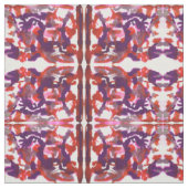 Tissu Aquarelles de rouge et de pourpre (Échantillon)