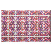 Tissu Aquarelles de rouge et de pourpre (Fat Quarter)