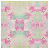 Tissu - Aquarelles roses (Fermer)