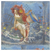 Tissu Aquarius Mermaid Bleu gothique (Fermer)