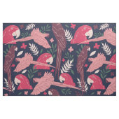 Tissu Ara Parrot Red Blue Tropical Motif (Fat Quarter)
