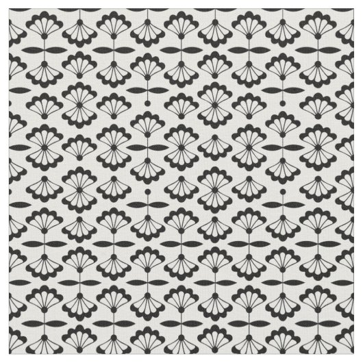 Tissu Arabesque de fleurs (Fermer)