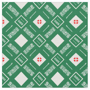 Tissu Arabie Saoudite : Drapeau et mode de tissus branch