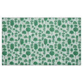 Tissu Arboretum 230715 - Vert forestier sur blanc (Fat Quarter)