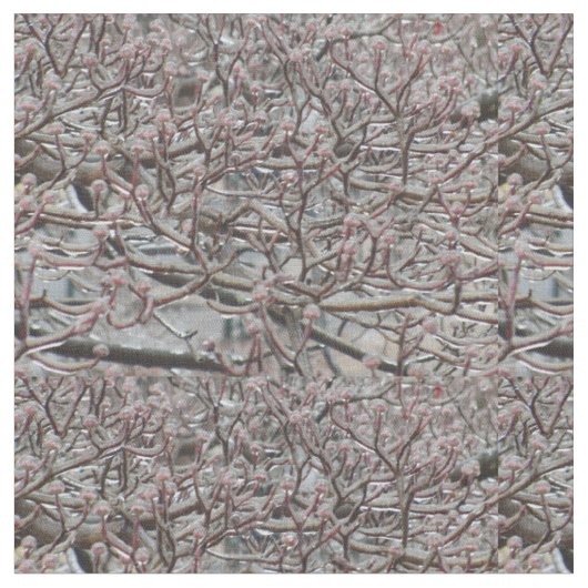 Tissu Arbre à chien glacé (Fermer)