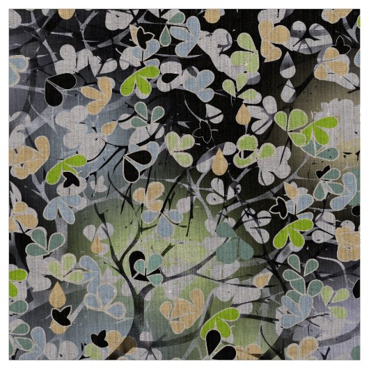 Tissu Arbre à ressort abstrait sans couture branches feu (Échantillon)