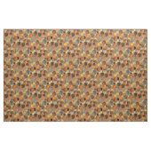 Tissu Arbre Abstrait brun d'automne (Fat Quarter)