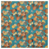 Tissu Arbre Abstrait brun d'automne (Échantillon)