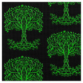 Tissu Arbre Celtique Vert De Vie (Fermer)