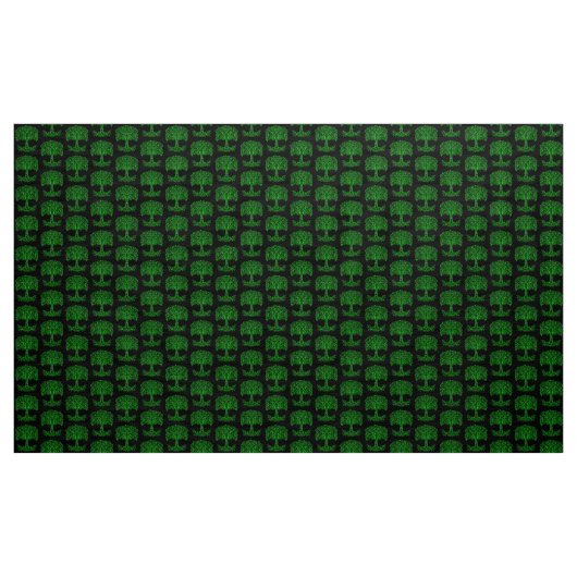 Tissu Arbre Celtique Vert De Vie (Yard)