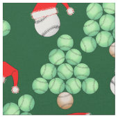 Tissu Arbre de baseball de Noël (Fermer)