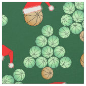Tissu Arbre de basket de Noël (Fermer)