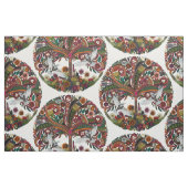 Tissu arbre de blanc de la vie (Fat Quarter)