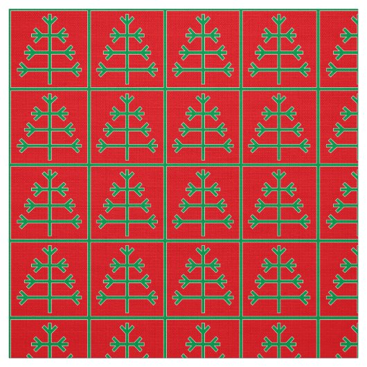 Tissu Arbre de Noël (Échantillon)
