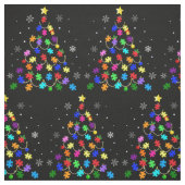 Tissu Arbre de Noël autiste (Échantillon)