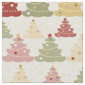 Tissu Arbre de Noël coloré (Fermer)
