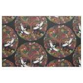 Tissu arbre de noir de la vie (Fat Quarter)