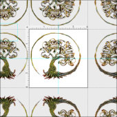 Tissu Arbre De Vie (Carreau)