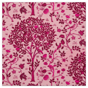 Tissu Arbre de William Morris de la vie, de Bourgogne et