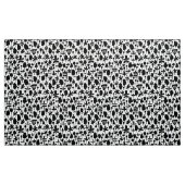 Tissu Arbre et feuille Motif 051017 - Noir (Yard)