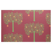 Tissu Arbre orange stylisé (Fat Quarter)