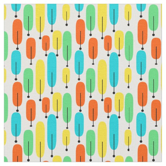 Tissu Arbres atomiques (Fermer)