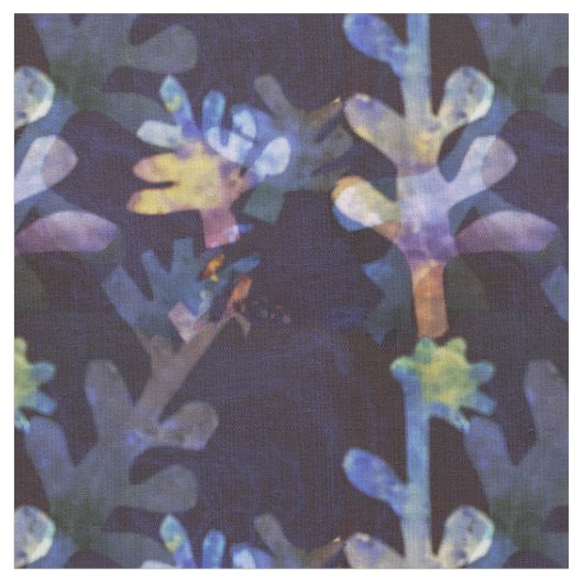 Tissu Arbres coupés en papier (Fermer)