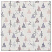 Tissu Arbres de Noël Roses et poussiéreux modernes (Fermer)