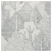 Tissu arbres NC argent (Fermer)