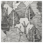 Tissu Arbres NC black Fabric (Fermer)