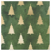 Tissu Arbres verts de Noël (Fermer)
