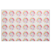 Tissu Arc-en-ciel & Cœurs (Fat Quarter)