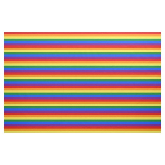 Tissu Arc en ciel LGBTQIA+ Flag Fide Fabric (Fat Quarter)