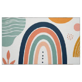 Tissu Arc-en-ciel pastel abstrait de surface stylé (Fat Quarter)