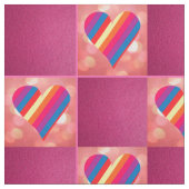Tissu Arc-en-ciel rose 2 (Fermer)
