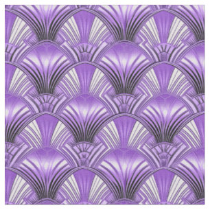 Tissu Arches Art déco violet élégant