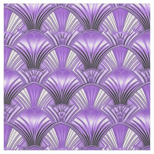 Tissu Arches Art déco violet élégant (Fermer)