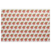 Tissu Arcs de fête rouge (Yard)