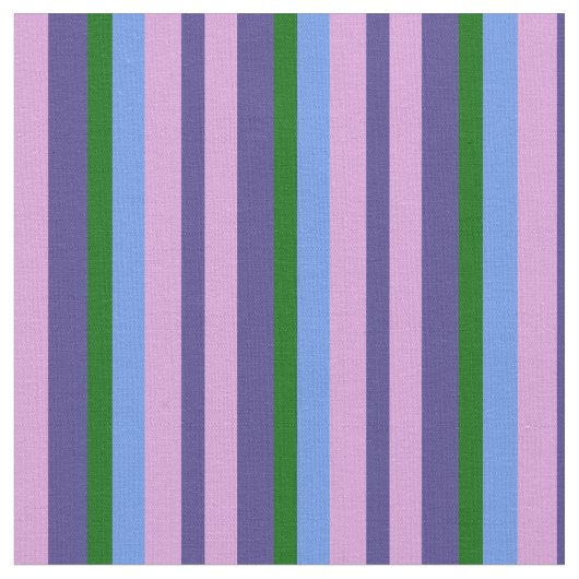 Tissu Ardoise foncée bleu, prune, Cornflower bleu & vert (Fermer)