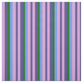 Tissu Ardoise foncée bleu, prune, Cornflower bleu & vert (Échantillon)