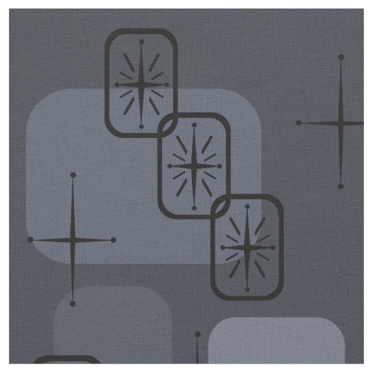 Tissu Ardoise moderne du milieu du siècle (Fermer)