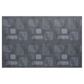 Tissu Ardoise moderne du milieu du siècle (Fat Quarter)