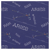 Tissu Aries de Zodiac Constellation (Fermer)