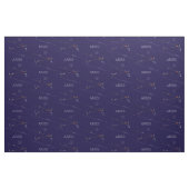 Tissu Aries de Zodiac Constellation (Fat Quarter)