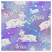 Tissu Aries Ram Constellation Étoiles Anniversaire Motif (Échantillon)