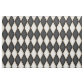 Tissu Arlequin noir et blanc (grande échelle) (Yard)