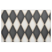 Tissu Arlequin noir et blanc (grande échelle) (Fat Quarter)