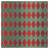 Tissu Arlequin vert rouge Noël (Fermer)
